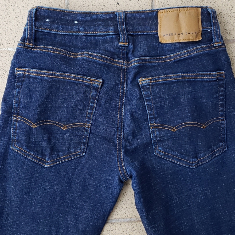 American Eagle Men's Slim Straight Stretch Jeans 27" Waist X 27" Inseam Length